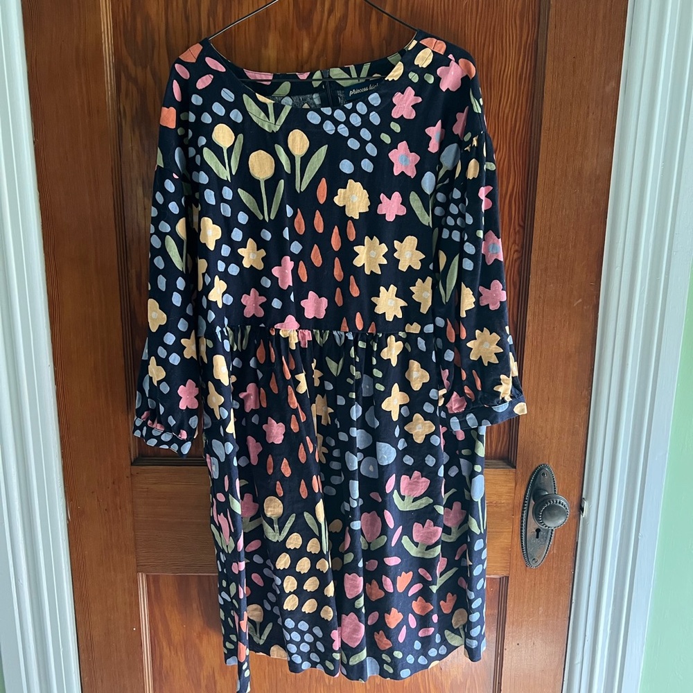 Princess Highway AU 12 Linen Floral Dress